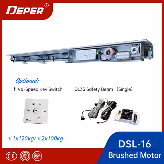 DSL-125b Aluminium Electric Gate Motor Automatic Sliding Door Operator