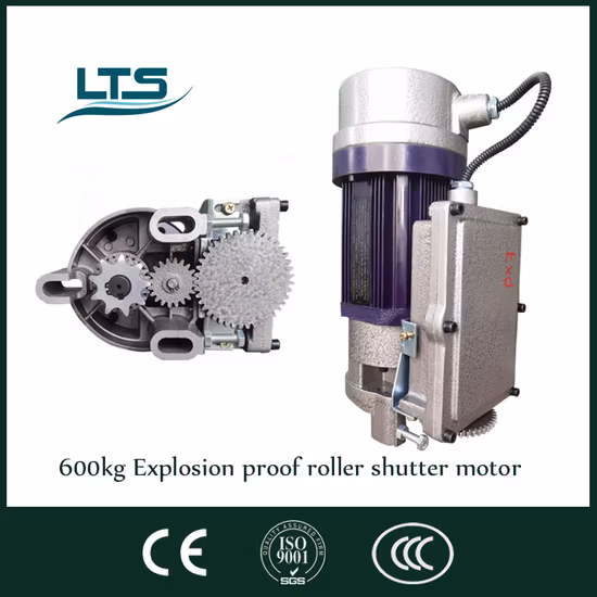 AC 600kg Wholesale Fire and Explosion Proof Roller Shutter Motor Manufacture in Chna