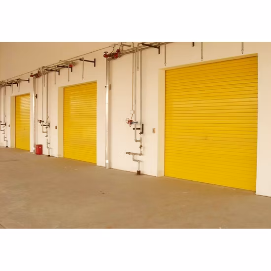 Industrial Electric Dustproof Thermal Automatic Color Steel Sectional Door